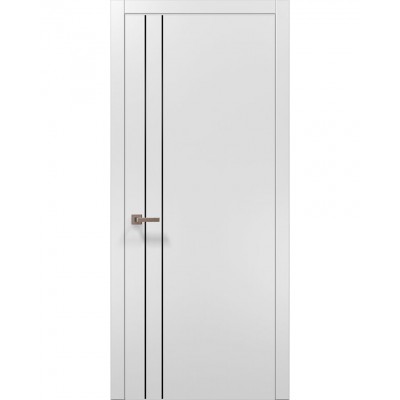 Двери Папа Карло PLATO PL-24с Альпийский белый, кромка АВС
