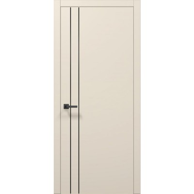 Двери Папа Карло PLATO PL-24с Кремовый матовый, кромка АВС