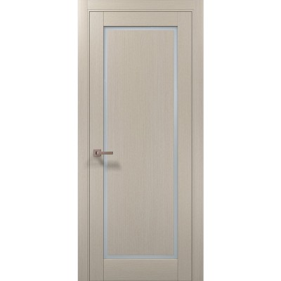 Двері Папа Карло MILLENIUM ML-720 Дуб кремовий скло сатин