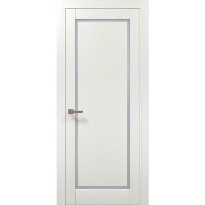 Двері Папа Карло MILLENIUM ML-720 Ясен білий скло сатин