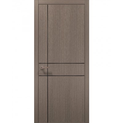 Міжкімнатні двері Папа Карло PLATO PL-30 Дуб сірий, кромка АВСЧ
