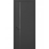 Міжкімнатні двері Папа Карло PLATO PL-31 Темно сірий супермат, кромка АВС