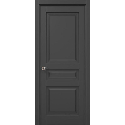 Межкомнатные двери Папа Карло MILLENIUM ML-12 Темно серый супермат