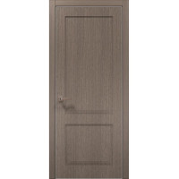 Межкомнатные двери Папа Карло STYLE ST-02 Дуб серый, кромка алюминий серый