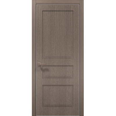 Межкомнатные двери Папа Карло STYLE ST-03 Дуб серый, кромка алюминий серый