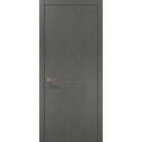 Міжкімнатні двері Папа Карло PLATO PL-21 Бетон сірий, кромка АВС