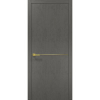 Міжкімнатні двері Папа Карло PLATO PL-21 Бетон сірий, кромка АВС