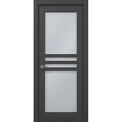 Межкомнатные двери Папа Карло MILLENIUM ML-30 Темно серый супермат