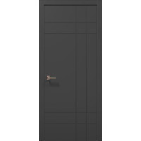 Межкомнатные двери Папа Карло STYLE ST-19 Темно серый супермат, кромка ABC