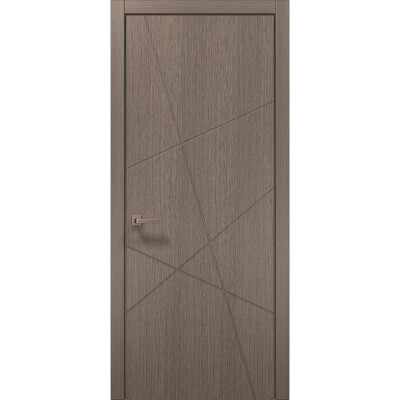 Межкомнатные двери Папа Карло STYLE ST-20 Дуб серый, кромка ABC