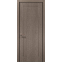 Межкомнатные двери Папа Карло STYLE ST-25 Дуб серый, кромка алюминий черный