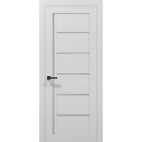Міжкімнатні двері Папа Карло TETRA T-08 Альпійський білий, скло сатин