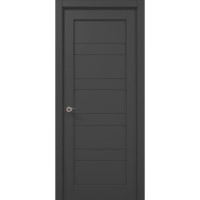 Межкомнатные двери Папа Карло MILLENIUM ML-708 Темно серый супермат