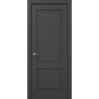 Межкомнатные двери Папа Карло MILLENIUM ML-1002 Темно серый супермат