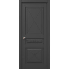 Міжкімнатні двері Папа Карло MILLENIUM ML-1202 Темно сірий супермат