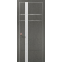 Міжкімнатні двері Папа Карло PLATO PL-10 Бетон сірий, кромка АВСЧ