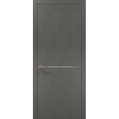 Міжкімнатні двері Папа Карло PLATO PL-21 Бетон сірий, кромка АВСЧ