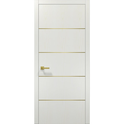 Міжкімнатні двері Папа Карло PLATO PL-02 Білий матовий (RAL 9003), кромка АВСЗ