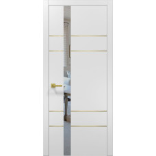 Межкомнатные двери Папа Карло PLATO PL-10 Белый матовый (ral 9003), кромка АВСЗ