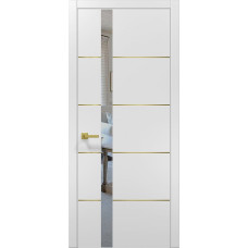 Межкомнатные двери Папа Карло PLATO PL-12 Белый матовый (ral 9003), кромка АВСЗ