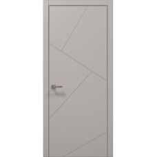 Межкомнатные двери Папа Карло STYLE ST-05 Светло серый супермат, кромка АВСЧ
