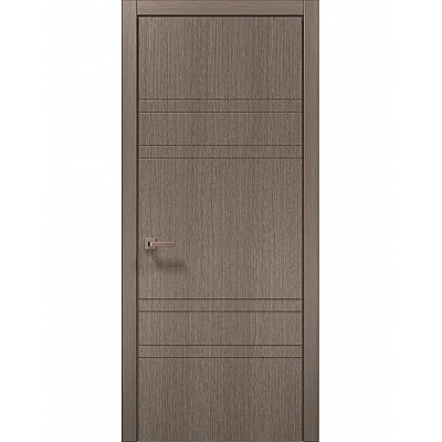 Межкомнатные двери Папа Карло STYLE ST-08 Дуб серый, кромка АВСЧ