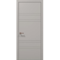 Межкомнатные двери Папа Карло STYLE ST-08 Светло серый супермат, кромка АВСЧ