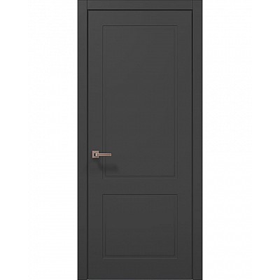 Межкомнатные двери Папа Карло STYLE ST-22 Темно серый супермат, кромка АВСЧ