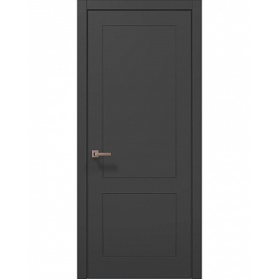 Межкомнатные двери Папа Карло STYLE ST-30 Темно серый супермат, кромка АВСЧ