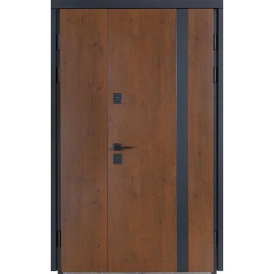 Вхідні двері на замовлення Булат Термо Хаус, модель 710 полуторні