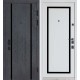 Двері вхідні БУЛАТ Термо Олимп модель 575/568 Оксид чорний/Білий матовий
