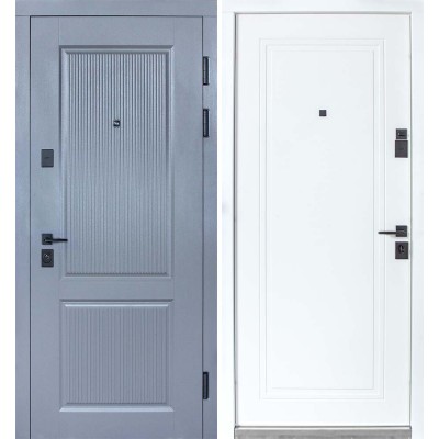 РОЗПРОДАЖ! Булат Термо Статус, модель 269/263 Колір: хром/білий матовий, 850мм праві (двері з вітрини)