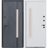 РОЗПРОДАЖ! Булат Термо Хаус, модель 705/431 Колір: темний антрацит/вулична білий атласний, 950мм праві (двері з вітрини)