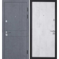 РОЗПРОДАЖ! Булат Revolut В-606, модель 250 Колір: бетон антрацит/оксид білий, 850мм ліві (двері з вітрини)