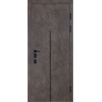 РОСПРОДАЖ! Булат Power, модель 911-чорний/911-білий Колір: дуб грифіль горізонт/дуб пломбір, 850мм праві (двері з вітрини)