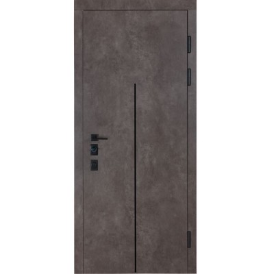 РОСПРОДАЖ! Булат Power, модель 911-чорний/911-білий Колір: дуб грифіль горізонт/дуб пломбір, 850мм праві (двері з вітрини)