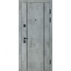 РОСПРОДАЖ! Булат Ультра, модель 542 Колір: мармур графіт/білий супермат, 850мм праві (двері з вітрини)