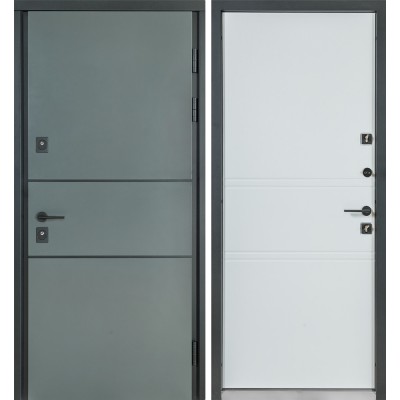 Булат Котедж, модель 703/237. Колір: metalic grey/вулична білий атласний