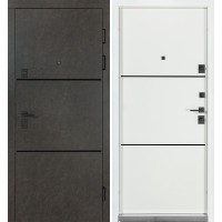 РОЗПРОДАЖ! Булат Термо Fortezza, модель 536 Колір: mamba morion/білий супермат, 850мм ліві (двері з вітрини)